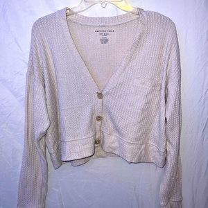 Super cute cropped american eagle sweater